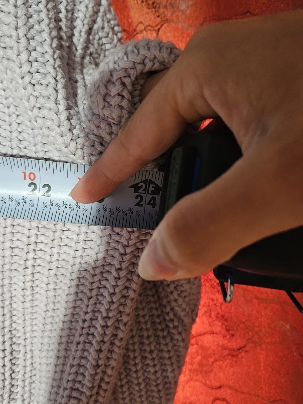 The Drop Lilac Cable-knit Sweater, XL - Picture 11 of 13